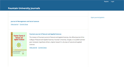 Desktop Screenshot of fountainjournals.com